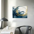 thumbnail image 3 of ARISTURING  Canvas Wall Art Abstract Art Paintings Blue Fantasy Colorful Graffiti on White Background Modern Artwork wall Decor for Living Room Bedroom, 3 of 4