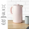 thumbnail image 3 of Classic Cuisine Electric Kettle - Auto-Off Rapid Boil Water Heater, Pink, 3 of 7