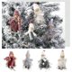 thumbnail image 5 of Decoraciones colgantes para árbol de Navidad LzGUNGY muñeca de esquí con vestido de flecos 4 Uds, 5 of 5