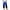 Blue, variant on Htigea Plus Size Cotton Linen Pants Summer Elastic Waisted Straight Trousers Tulip Hem Tie-Dye Long Pants with Pockets Loose Fit Comfy Lounge Pant