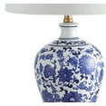 thumbnail image 3 of JONATHAN Y Jennifer 25.75" Ceramic/Metal LED Table Lamp, Blue/White (Set of 2), JYL1073A-SET2, 3 of 6