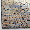 thumbnail image 3 of SAFAVIEH Castilla Yasim Damask Wool Area Rug, Blue/Gold/Charcoal, 8' x 10', 3 of 8