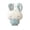 Blue, variant on Bunny Plush Pendant Toy, Mini Soft Fabric Sleeping Animal Hanging Ornament Toy, Portable Bag Keychain Decorative Charm Toy, Cute Gift Display Collectible Plush Decoration Toy
