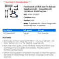 thumbnail image 2 of Front Control Arm Ball Joint Tie Rod and Sway Bar Link Kit - Compatible with 1999 Mazda B2500 Troy Lee, 2 of 2