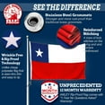 thumbnail image 2 of Anley Rip-Proof Double Sided 3-Ply Chile Flag 3x5 Foot - Chilean Flags, 2 of 7
