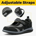 thumbnail image 2 of FitVille Women's Extra Wide Mary Jane Shoes Diabetic Sandals Walking Shoes with Arch Support for Swollen Foot, 2 of 7