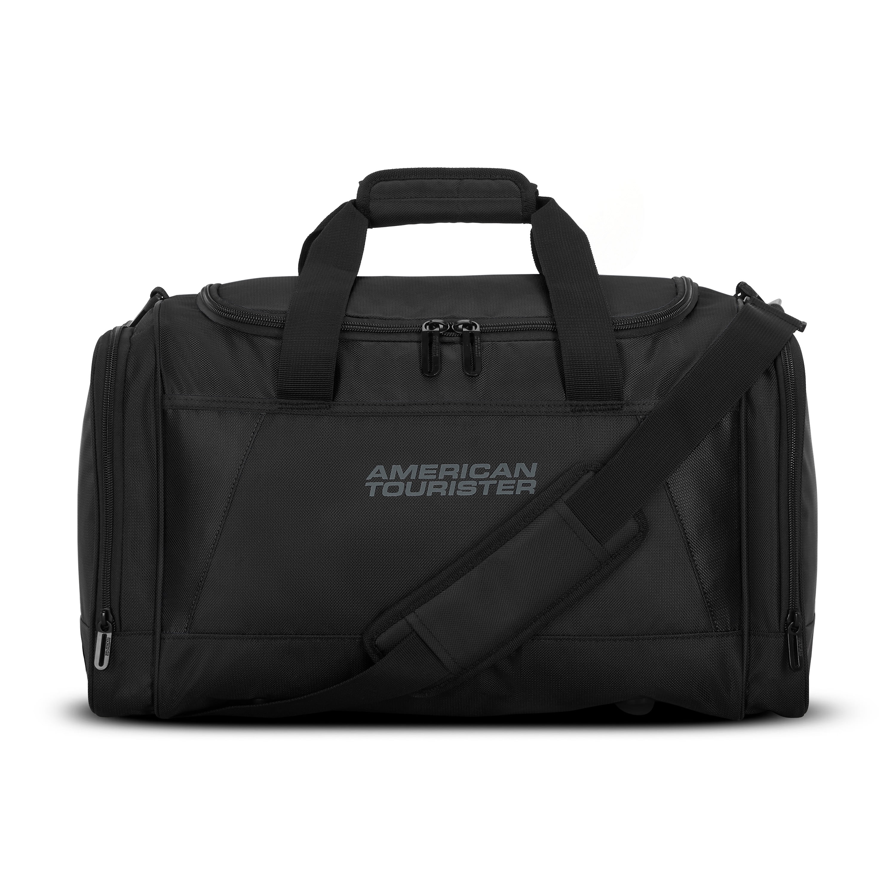 American Tourister 20-inch Black Carry on Duffel Bag
