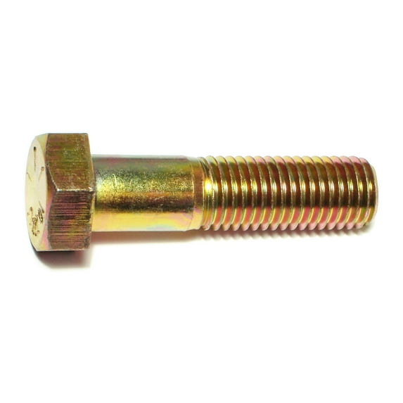3/4"-10 x 3" Zinc Plated Grade 8 Steel Coarse Thread Hex Cap Screws HCS8-427