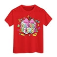 thumbnail image 1 of Mode Décontractée pour Filles, T-Shirt à Manches Courtes, Col Rond, Coupe Ample, Confortable et Élégant pour Enfants, 1 of 4