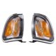 thumbnail image 1 of 1 par de luces de curva delanteras para coche, indicador lateral, lámpara de señal de giro para 2001-2004 81610-04080 81620-04080, 1 of 5