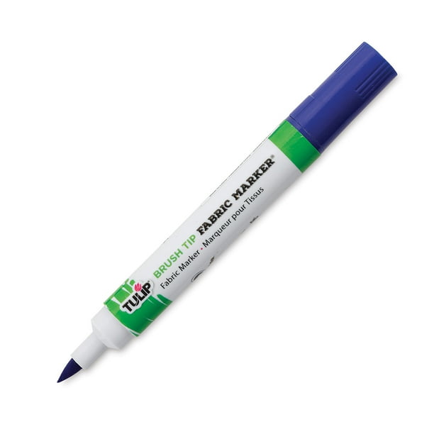 Tulip Brush Tip Fabric Marker Blue