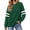 Green, variant on MOSHU Crewneck Sweatshirts for Women Striped Long Sleeve Shirts Fashion Fall Womens Sweatshirts Casual Fall Pullover Tops