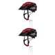 thumbnail image 2 of Eigraketly Casco de ciclismo con luces Cascos Seguridad de carga Adultos Niños Sombreros Escalada Skateboarding Patinaje sobre ruedas Gorras negro rojo METRO 2piezas, 2 of 6