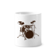 thumbnail image 1 of MÚSICA clÁsica Cepillo de dientes titular de la pluma Mug de ceramica blanca taza 350ml, 1 of 2