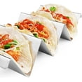 thumbnail image 3 of Goodwill 2 Packs Stainless Steel Taco Holder Stand - Truck Tray Style - Each Rack Holds up to 3 Tacos, 3 of 7