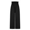 thumbnail image 5 of Maean Wide Leg Baggy Pants for Womens Smocked Elastic Waist Flowy Trousers Palazzo Lounge Pants, 5 of 6