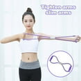 thumbnail image 4 of ZenCart Figure 8 Fitness Resistance Band with Anti-slip Handle Portable Men Women Arm Shoulder Stretch Strength Training Exercise Elastic Strap Tension Rope, 4 of 7