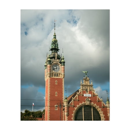 Gdansk Glówny 01 - Gdansk Pomorskie Poland Photography Unframed Wall Art Print 8 x 10 inches