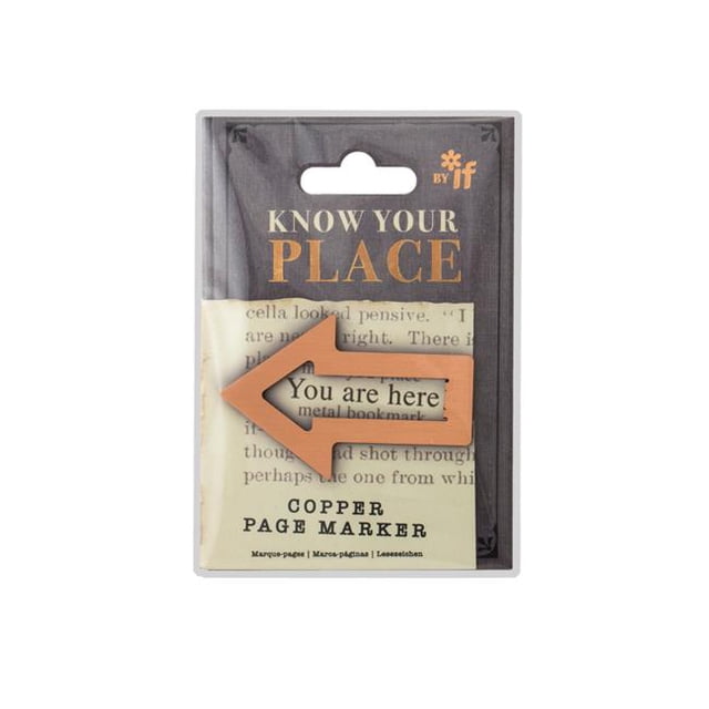 If USA 47202 Know Your Place Page Markers, Copper