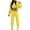 Yellow winter 2 piece sets, variant on Usmixi Womens 3 Piece Sets Womens Fleece Hooded Coats Sets Sports Knitted Cropped Tank Tops Drawstring Elastic Waist Jogger Pant Outfits Sets Tracksuits Lounge Sets with Pocket Fall Saving