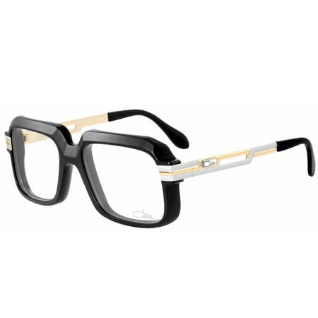 Cazal Legends Eyeglasses 607/2 011 Matte Black/Gold Full Rim Optical Frame 56mm