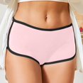thumbnail image 4 of OSFVNOXV Athletic Underwear for Women Y2K Color Blocked Boyshorts Soft Cotton Breathable Elastic Waist Short Workout Bottoms, 4 of 7