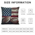 thumbnail image 5 of Nawypu American Flag Pillow Covers, Boys Football Throw&nbsp;Pillow Covers Soccer Sports Games Cushion&nbsp;Covers For Girls Woman, United States Federations Stars Stripes Cushion Cases, 5 of 5