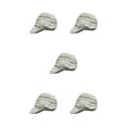 thumbnail image 2 of VONKY Knitted Hats With Ear Protectors For Extra Warmth In Winter Acrylic Fiber Matreial Knitted Caps white 5Set, 2 of 6