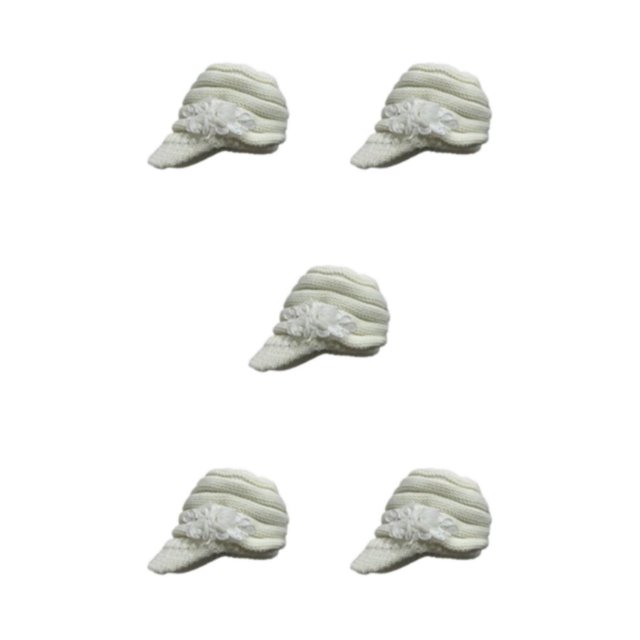 Wweixi Warm Up In Style With Fashionable Wool Cap For Cold Weather Knitted Hats Knitted Caps Funny Hat Wool Hat Ear Protectors white 5Set