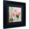 thumbnail image 2 of Trademark Fine Art "Chalet d'Ete Hydrangea" Canvas Art by Color Bakery Black Matte, Black Frame, 2 of 4