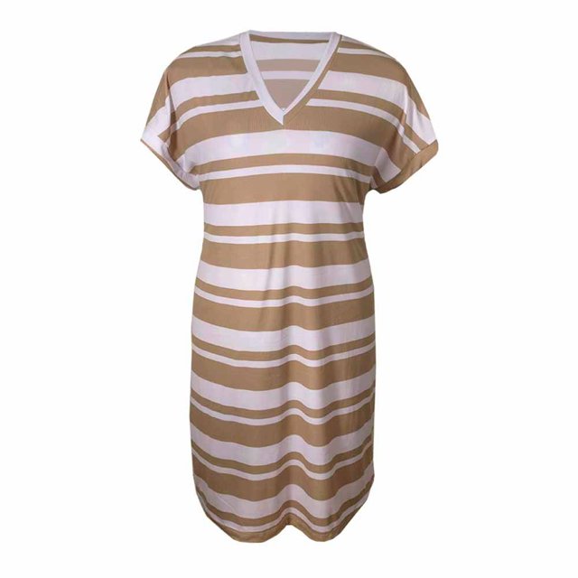 Ropa De Playa Ocean Pacific para Mujer, con Cuello V y Manga Kimono Ruedo Curvo Nude Talla 3EG
