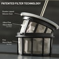 thumbnail image 2 of ESPRO - Prensa francesa P3 - Cafetera y tetera con doble microfiltrado, preparaciones sin arena y sin amargor, ideal para té suelto y café molido - (negro, 32 oz), 2 of 5