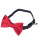 thumbnail image 2 of Collar de pajarita para mascotas, pajarita para perro, pajarita ajustable, suministros para mascotas (rojo M), 2 of 8