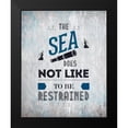 thumbnail image 2 of Kimberly, Allen 15x18 Black Modern Framed Museum Art Print Titled - The Sea 1, 2 of 5