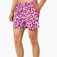 thumbnail image 2 of Youmylove Mens Casual Shorts Men's Leopard Print Mesh Pants Short Pants Fitness Sports Pants Men's Beach Shorts Swimsuit Beach Vacation Shorts, 2 of 4