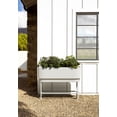 thumbnail image 6 of Veradek Demi Series Raised Garden Bed 42" Self-Watering Planter - White, 6 of 11