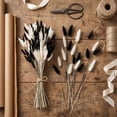 thumbnail image 6 of 60pcs Artificial Bunny Tail Pampas Grass Dried Flowers Boho Flowers Wedding Decor Dry Flowers for Vase Decoration, 6 of 7