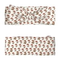 thumbnail image 3 of Sikiie Mushroom Baby Headwrap with Knotted Bow, Baby Headbands Hairband for Newborn, 3 of 5
