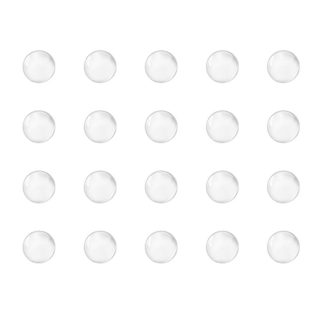 Unique Bargains 4mm Solid Round Clear Glass Ball Boiling Stones Soda Lime Glass Beads 1000 Pack