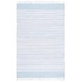 thumbnail image 2 of Safavieh Rag Rug Ace Striped Cotton Area Rug, Ivory/Gray, 5' x 8', 2 of 10