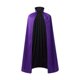 thumbnail image 1 of Capa de Halloween, capa de , túnica de mago para suministros de fiesta, accesorio de fotografía, vestido elegante Negro púrpura, 1 of 8