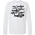 thumbnail image 3 of Inktastic Types of Sharks Long Sleeve T-Shirt, 3 of 5