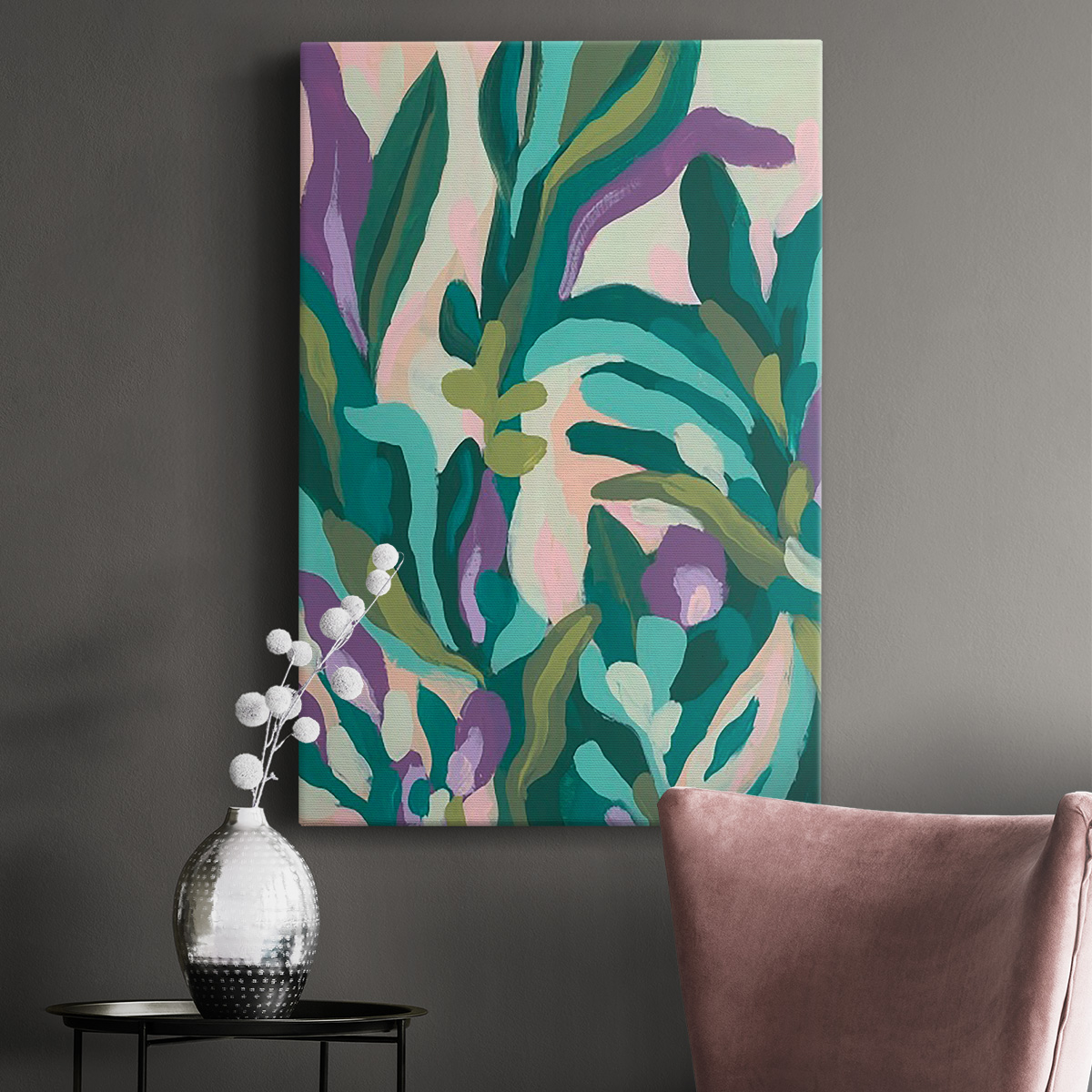 Jungle Wave II Premium Gallery Wrapped Canvas - Ready to Hang