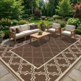 thumbnail image 4 of Outdoor Rug – Reversible Waterproof Plastic Straw Mat – UV-Resistant, Washable & Non-Shedding – Deck, Porch, Balcony, Backyard, Camping & RV, 4 of 8