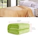 thumbnail image 3 of Bearachild Manta de franela Mantas lavables plegables Casa Dormitorio Camping Ver películas Mantener caliente Suministros Verde 50x70cm Type2 NO2, 3 of 6