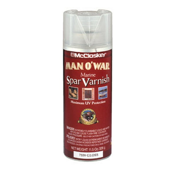 Man O' War McCloskey Gloss Clear Marine Spar Varnish 11.5 oz. Case Of