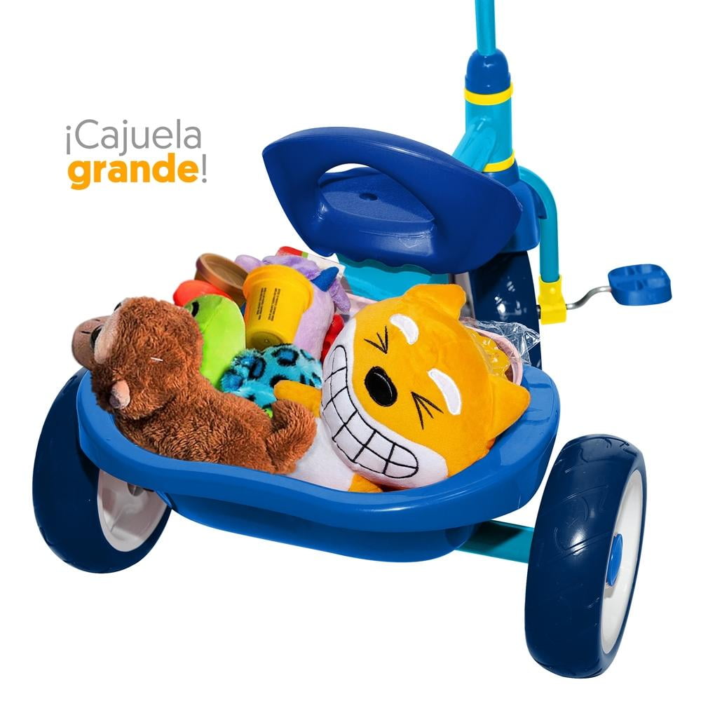 Triciclo Apache Baby Shark Deluxe azul Bodega Aurrera en línea