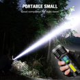 thumbnail image 3 of USB/Solar Charging LED Flashlight Torch with Side Light Handheld Spotlight Flashlight 4 Modes IPX5 Waterproof, 3 of 9