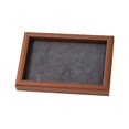 thumbnail image 1 of Bandejas de joyería apilables Adorno de madera Decoración Regalo Exhibición de almacenamiento de joyas Gris Jinwen Caja de almacenamiento de joyas, 1 of 8