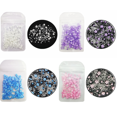 thumbnail image 3 of Adornos de uñas con flores en 3D, diamantes de imitación para decoración de uñas, 3 of 5